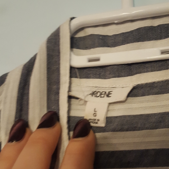 Ardene Striped Blouse - Picture 2 of 3